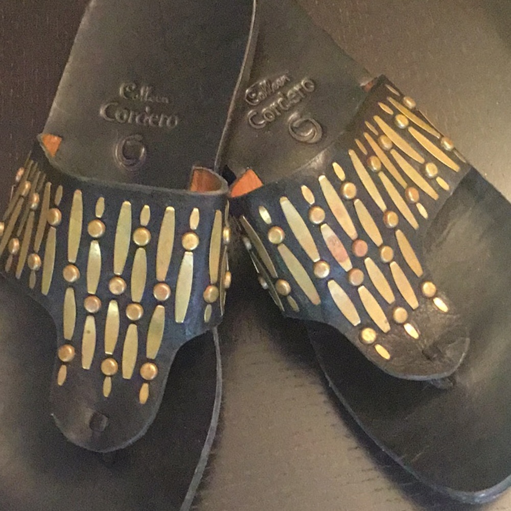 These are Hand Made sandals by Colleen Cordero.